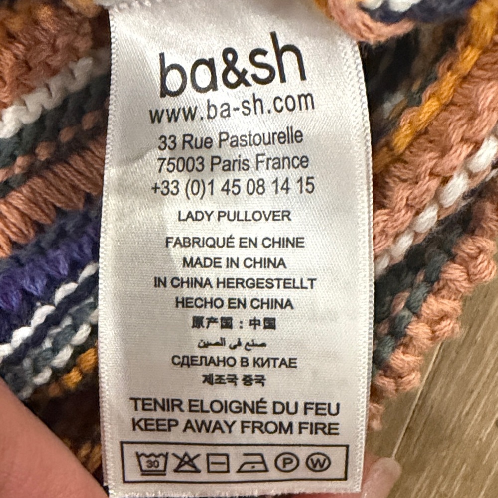 ba&sh Colorful Striped Sweater - Picture 3 of 4